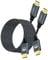 Twozoh Cable HDMI 4K 2M 2 Unidades, Cable HDMI trenzado de nailon de alta velocidad a HDMI compatible con 18Gbps 3D/4K@60Hz/2160P/1080P