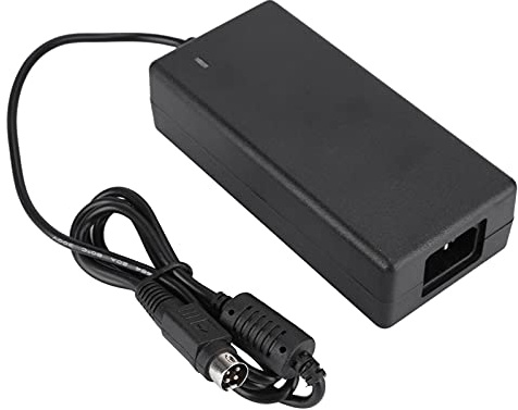 KOSDFOGE 4 Pin Din 12V AC/DC Adapter Compatible with GVE Model GM601 120500 GM601120500 60W DC12V 5.0V 60VAC 12.0V 5000Ma 60 Watts Switching Power Supply Cord Cable Charger