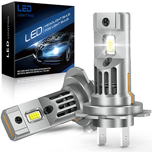 SHINYY Ampoules H7 LED 22000LM 110W, [2025 Nouveau] 6500K Blanc 12V Lampe Led H7 Voiture Phares avec Ventilateur H7 Feux de Croisement Route Lampes, Anti Erreur Canbus, Pulg & Play(Pack de 2)