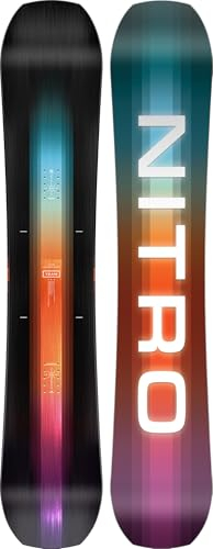 Nitro Snowboards Herren Team Board ´25, Freestyle/Freerideboard, Directional Twin, Trüe Camber, All-Terrain