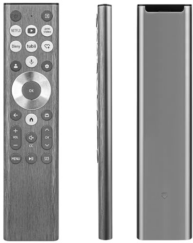 Replacemrnt Voice Remote Control Fit for Hisense 4K QLED Smart Google TV 65S7N 75U9N 85U9N 55S7N with Backlight, with Buzzer Seek Function