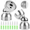 2 Stück Magnetischer Türstopper, Edelstahl Magnetischer Türstopper,Mini Türstopper Magnet,Türhalter Wand, Türstopper Außen für Schlafzimmer Büro Bad