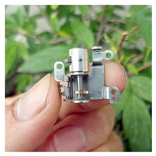 LTRAJUYNH 6.5MM Stepper Electronic Starter Stepping Electronic Starter with Slider 2 Phase 4 Wire Stepper Electronic Starter 3V-5V Screw Precision Metal Slide Table DIY