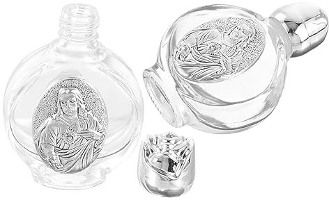 IMIKEYA Lot De 2 Bouteilles Deau Bénite En Verre Robuste Bouteilles Deau Vides Portables Pour Une Utilisation Dans Léglise