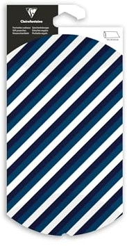 Clairefontaine 618018C - Packung mit 6 Geschenketuis - Schachtel, ideal zum Verschenken von kleinen Objekten & Accessoires, 16x22cm, Blue Line, 1 Pack