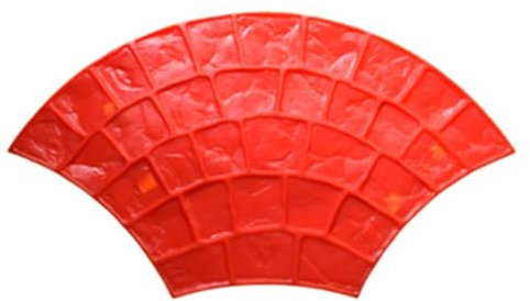 Kanduo Zement-Stempelmatte Gewellte Betonboden-Stempelformen, Polyurethan-Beton-DIY-Formen for Wände und Böden Prägematten aus Zement