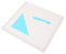 Planche de Marquage Pliable, Outil de Bricolage pour Travaux Manuels en Papier, Pliage et Marquage Pratiques avec 2 Outils Triangulaires, Construction ABS, Conception Portable