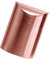 GLEAVI poubelle en inox poubelle de voiture support de pinceau de maquillage Petit récipient à déchets poubelle peut distributeur de poubelle Acier inoxydable Rose Gold