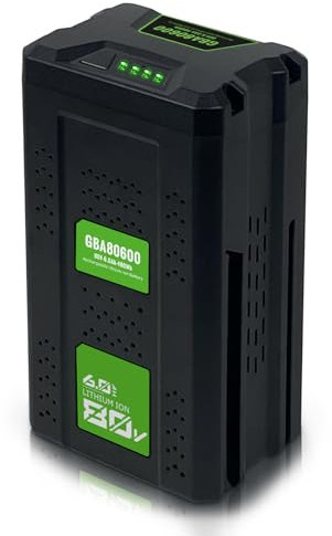 ShunTongDa Batteries lithium-ion de rechange 80 V 6000 mAh pour batterie Kobalt 80 V KB2580-06 KB680-06 KB580-06 KB280-06 pour outils électriques sans fil compatibles avec batterie Greenworks 80 V