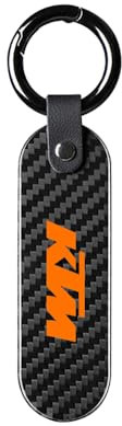 Moto Fibre de carbone Porte-clés pour KTM Accessoires de moto,Black-A