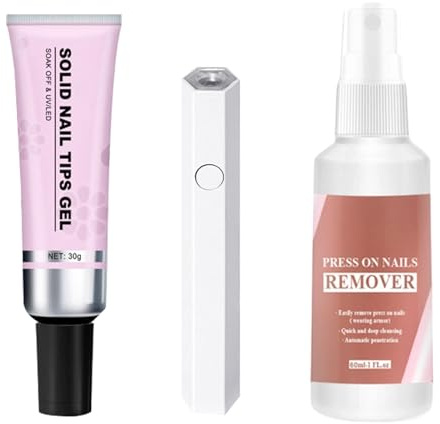 Gel Adesivo Per Unghie - 10g Regolazione Rapida Di Colla Verniciata, Ammollo Gel Per Costruttore, Agente Di Fissaggio Di Tenuta, Estensione Di Tenuta Lunga Texture Non Aderente | App