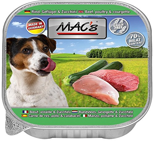 MACs Dog Rind, Geflügel & Zucchini | 11x150g Nassf.