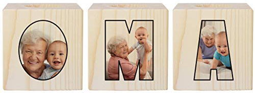 Herz & Heim® Entzückendes Kerzenhalter Set für die Oma - wundervolles Geschenk zum Geburtstag