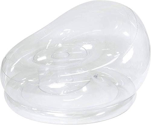 Air Candy Aufblasbarer BloChair für drinnen und draußen, transparent