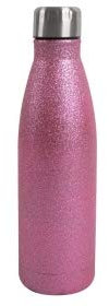 RSW Pink Glitter Water Bottle Stainless Steel 750ML