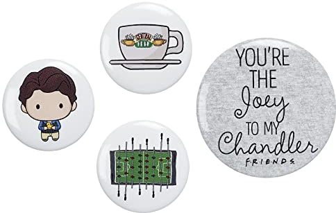 The Carat Shop Lot de badges officiels Friends Chandler