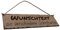 Schild personalisiert aus Holz mit Gravur selbst gestalten - Eiche Holzschilder 28-59 cm