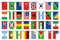 Flaggenkette 200 Länder Nationalflagge 50 Meter Hängende Fahnenkette Weltweite Länderflagge Internationale Gemeinschaft Sportfeier Fähnchen Kette Bunte Weltflaggen Deko für Bar Sportclub Party Garten