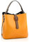 NICOLE & DORIS Damen Handtaschen Klein Schultertaschen Frauen Umhängetasche Stilvolle Beuteltasche Handy Tasche Weiche Ledertasche mit 2 Schulterriemen Gelb