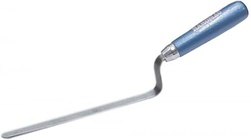 Haromac 11330014 - Cazzuola per fughe, forma D, lunghezza in acciaio, 14 mm, dimensioni 305 mm x 26 mm x 80 mm