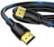 Jorenca 4K HDMI Kabel 5m (HDMI 2.0,18Gbps) Ultra High Speed vergoldete Anschlüsse, Ethernet-Audio-Return, Video 4K, Full HD1080p, 3D-kompatibel X-box Laptop PS3 PS4 PS9 PC HDTV