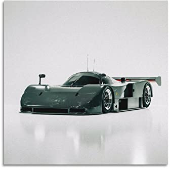 Classic Race Car Poster für Mazda 787B Poster Dekorative Malerei Leinwand Wandposter und Kunstbild Druck Moderne Familie Schlafzimmer Dekor Poster