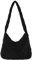 Makukke Cord Umhängetasche Damen Groß Shopper Tasche Schultertaschen Crossbody Bag für Arbeit Büro Reisen Einkaufen Schule，Schwarz Tasche