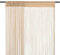 FENLAX Fadenvorhänge 2 STK. 100x250 cm Beige Fadenvorhänge für Türen Vorhang für Terrassentür Türvorhang Insektenschutz Raumteiler Schaufensterdekoration Vielseitigen Fadenvorhängen