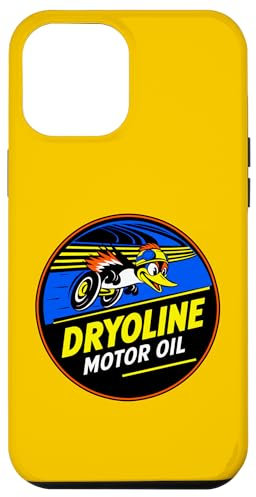 Hülle für iPhone 12 Pro Max Dryoline Motoröl Retro Vintage Tankstelle Autos Garage