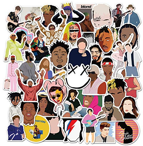 50Pcs/Pack Musicians Harry Taylors Stickers Anime Waterproof Vinyl Stickers for Laptop, Luggage, Skateboard, Teens