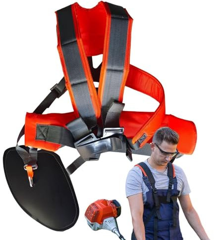 Weed Eater Schultergurt | Verstellbarer Rucksack-Rasenmähergurt - Bequeme Unkrautfresser-Aufsätze mit doppelter Schulter, humanisiert für Freischneider, Garten, Rasen