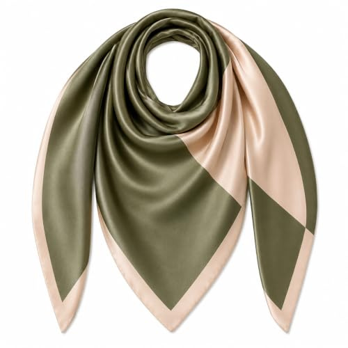 MAIRY Halstuch Damen Leicht Seidenschal Kopftuch Elegante Schal Tuch Geschenk für Frauen