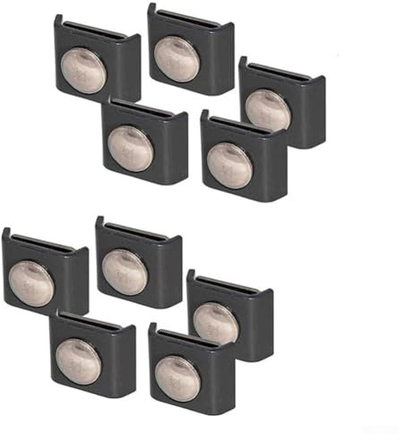 Solaughguy Zaun-Eckverbinder für Gitterzäune – Metallstangenbefestigung mit Doppel-Pad, 40 x 35 mm, für sichere Zauninstallation im Freien, 10 Stück