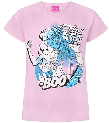 Disney Cinderella Bibbidi Bobbidi Boo Girl's T-Shirt Pink