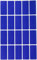 Etiketten Blau 40 mm x 19 mm Aufkleber - 4 cm x 1,9 cm viereckige Sticker 300 Stück von Royal Green