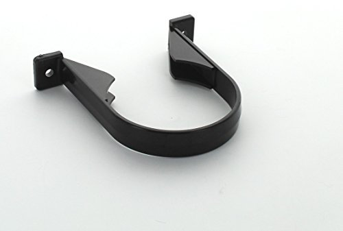 Hunter (82mm Pipe Bracket S612B) for 125mm Black Half Round Gutter System and 68/82mm downpipes: Select Individual Items as Required