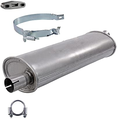 BESTPRICE Auspuff Schalldämpfer Set 1x Endschalldämpfer, mit Montagematerial Kompatibel mit OPEL ASTRA F CC (T92), KADETT E Cabriolet (T85), KADETT E CC (T85)