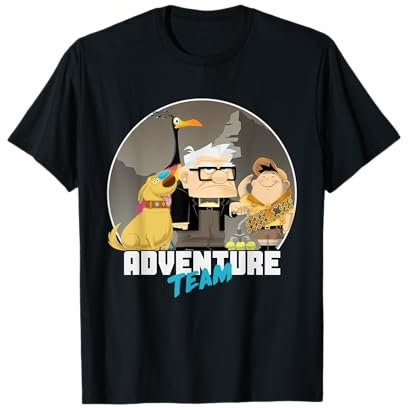 Disney Pixar UP Adventure Team Multi-Character T-Shirt
