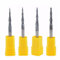 ElecMotive 4pcs Fresa Cónica de Carburo Cortador CNC para Aluminio Metal y Madera,Radio de Bola 0,25-1 mm Recubrimiento de TiAlN