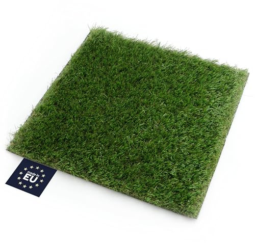 Primaflor Kunstrasen Korsika | 400x800 cm | Grün | 30 mm hoch | UV-stabil | wetterfest | wasserdurchlässiger Rasenteppich | Outdoor Bodenbelag für Balkon Terrasse Garten