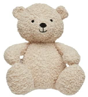 Jollein 037-001-67007 Stofftier Kuscheltier Teddybär beige (25 cm)