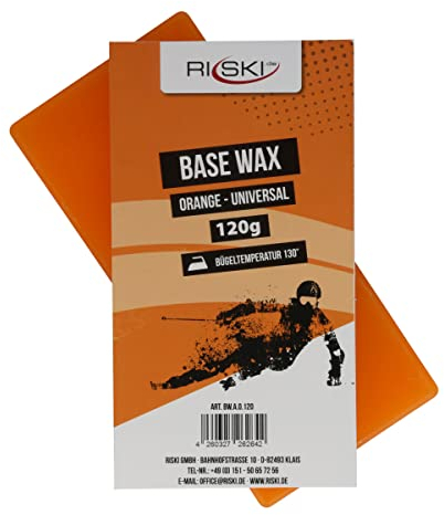 RiSki Skiwachs Base Wax Alpin universal orange 120g