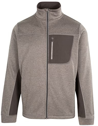 Trespass Mens Fleece AT200 Radnage Dark Grey Marl in Size - L