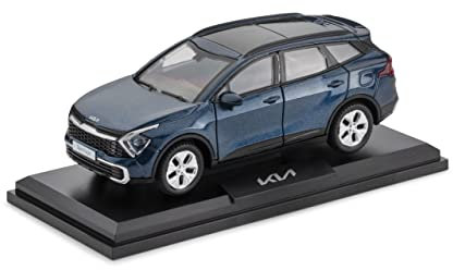 Kia Sportage NQ5 Modellauto Farbe Blau, Maßstab 1:38, Internationale Version