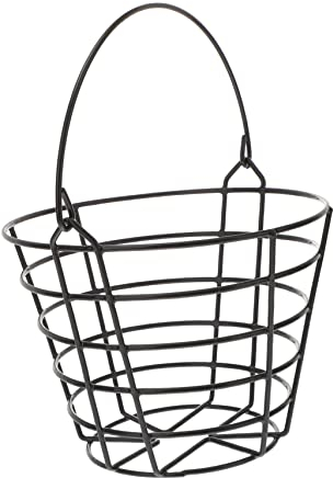 Toddmomy 1stk Golf Korb Bälle Behälter Golfball Aufbewahrungseimer Golf-aufbewahrungskorb Metallkorb Korb Ideen Ballkorb Bucket-Golf Golf-geschenkkorb Draussen Mann Eisen Kleines Metall
