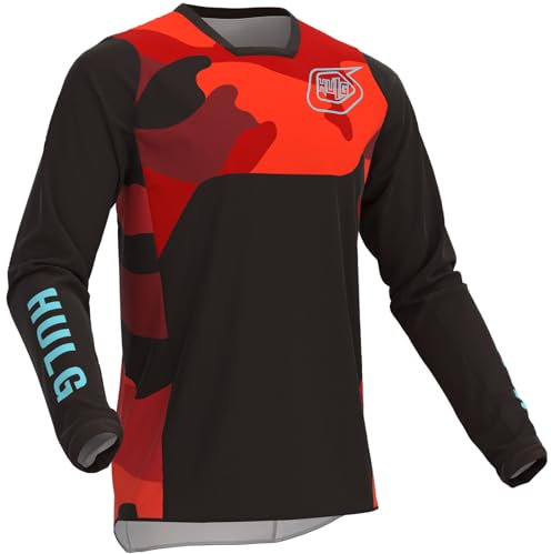 MTB-Trikot,Fahrradtrikot Herren Langarm,fahrradshirts Herren Langarm,MTB Tshirt,atmungsaktives Material, Schnell Trocknend,antibakteriell,Geeignet Für Viele Outdoor-Sportarten (Style-10,5XL)