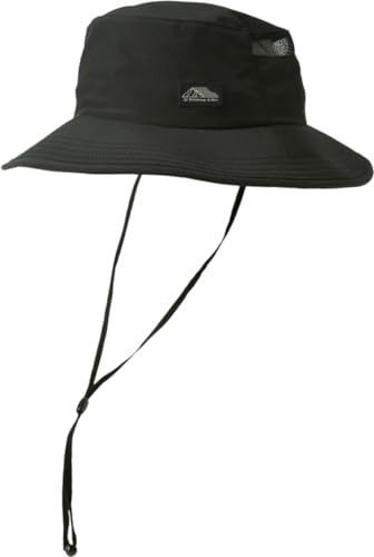 BILLABONG Sombrero de pescador de verano para hombre A/Div Big John Lite Safari Boonie Outback - OS, Negro, Taille unique