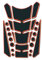 Slakerbe 3D Motorrad Tank Aufkleber,kompatibel mit Cb650F Cb500X Cb400 Cb1000R Cbr600Rr Cr 250 Cr125 Tank Pads Motorrad Tankschutz Aufkleber, Rot