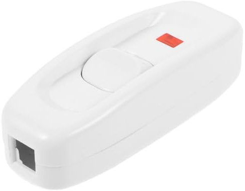 Housoutil Nachttischlampenschalter Vintage-Lampenschalter Kunststoffgehäuse Lampenschalter Ersatzlampenschalter (Gw320)