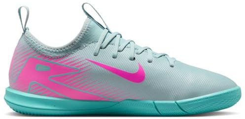 Nike Low-Top-Fußballschuh Nike Jr. Mercurial Vapor 16 Academy Ic Low-Top-Fußballschuh (Jüngere/Ältere Kinder), Ocean Cube/Pink Blast, FQ8411-301, 38.5 EU (6Y US)
